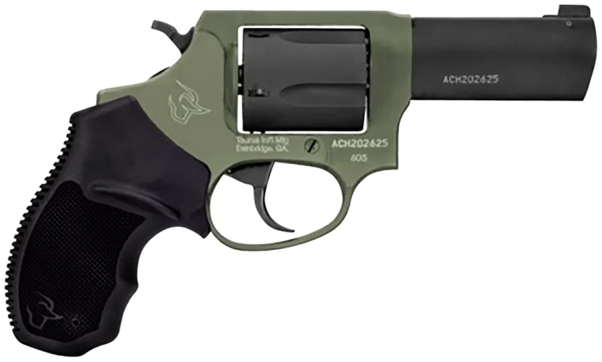 Taurus 605 Defender .357 Mag/.38 Special Sniper Green Cerakote Revolver
